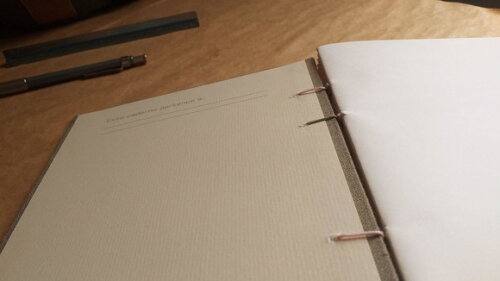 Caderno Artesanal A5 Copta Grande