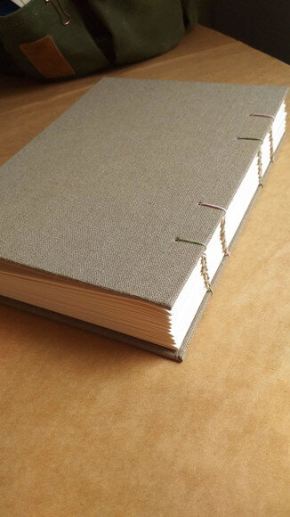 Caderno Artesanal A5 Copta Grande
