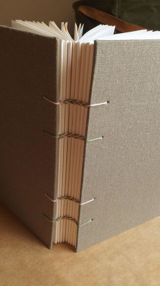 Caderno Artesanal A5 Copta Grande