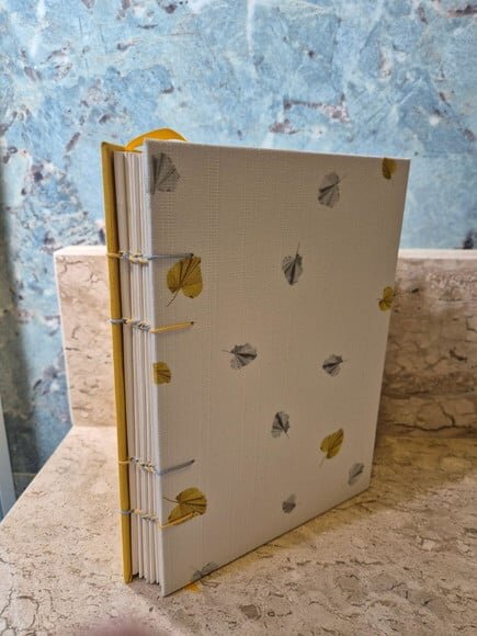 Caderno Artesanal A5 Costura Copta