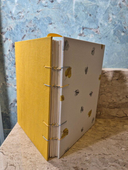 Caderno Artesanal A5 Costura Copta