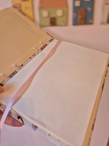 Caderno Artesanal A5 Costura Copta