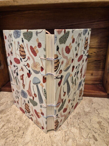 Caderno Artesanal A5 Costura Copta