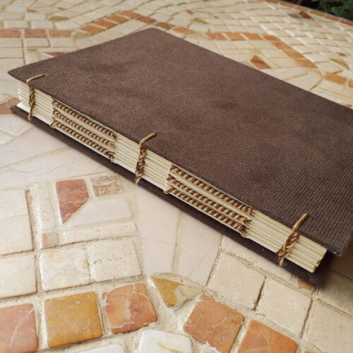 Caderno Artesanal A5 Costura Copta