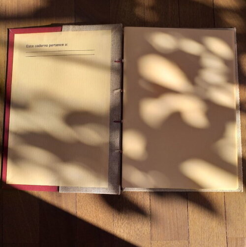 Caderno Artesanal A5 Costura Copta