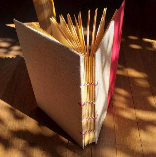 Caderno Artesanal A5 Costura Copta