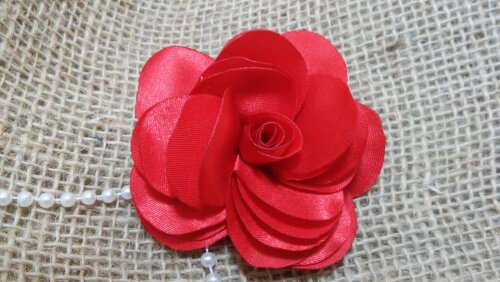 Presilha hairclips Chara vermelho