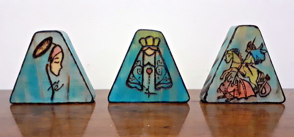 Kit Quadrinhos Decorativos Santinhos