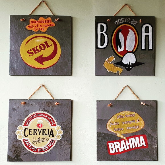 Placa Cantinho do Churrasco,