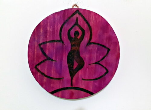 Plaquinha Yoga