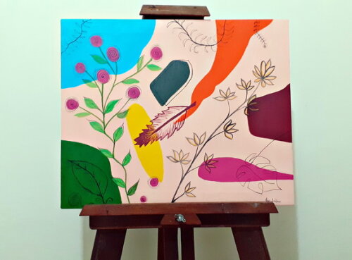 Quadro Pintado a Mão