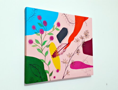 Quadro Pintura orgânica