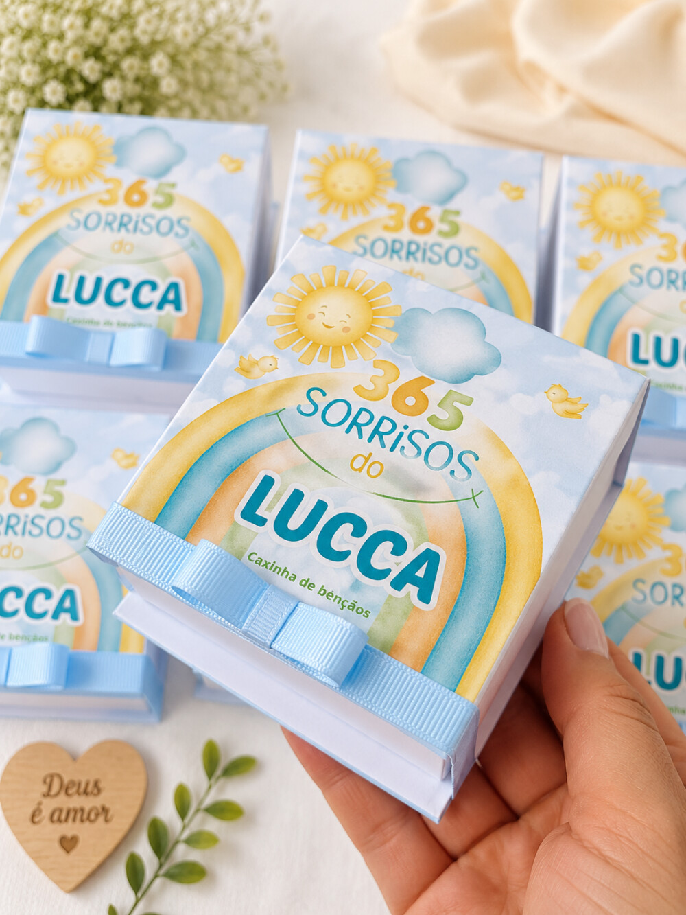 ✨40 Caixinha de Bênçãos Personalizada ✨