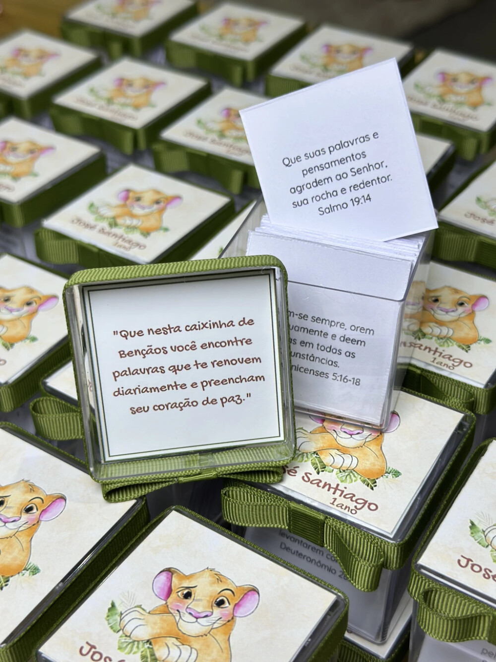✨ 20 Caixinha de Bênçãos Personalizada (modelo acrílico)✨