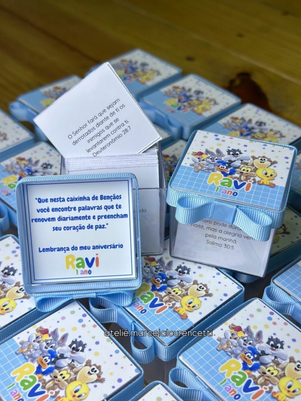 ✨30 Caixinha de Bênçãos Personalizada (modelo acrílico)✨