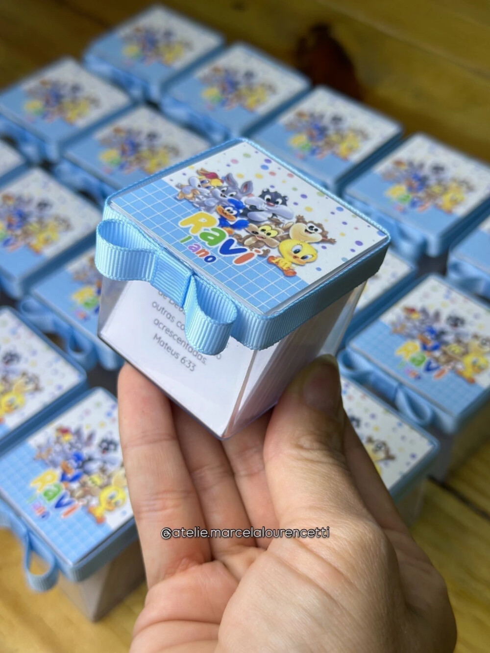 ✨30 Caixinha de Bênçãos Personalizada (modelo acrílico)✨