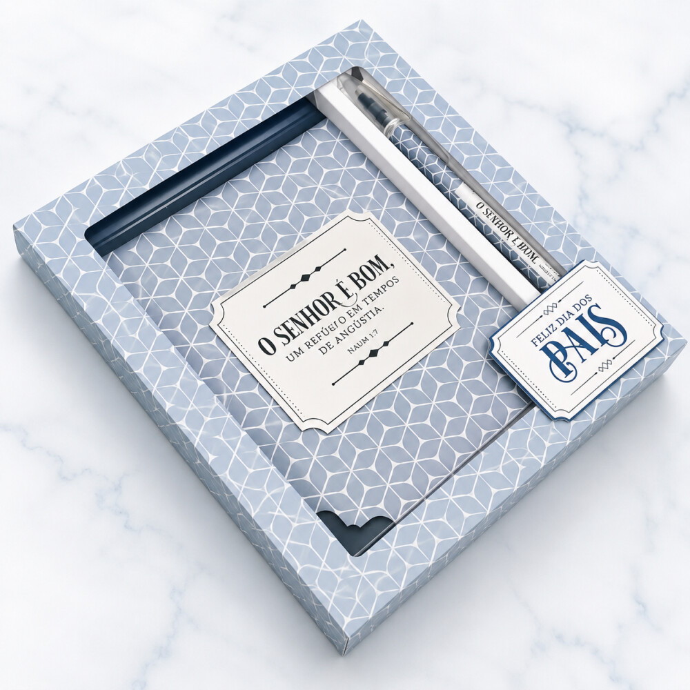 Kit Bloco de Anotações com Caneta – Dia dos Pais