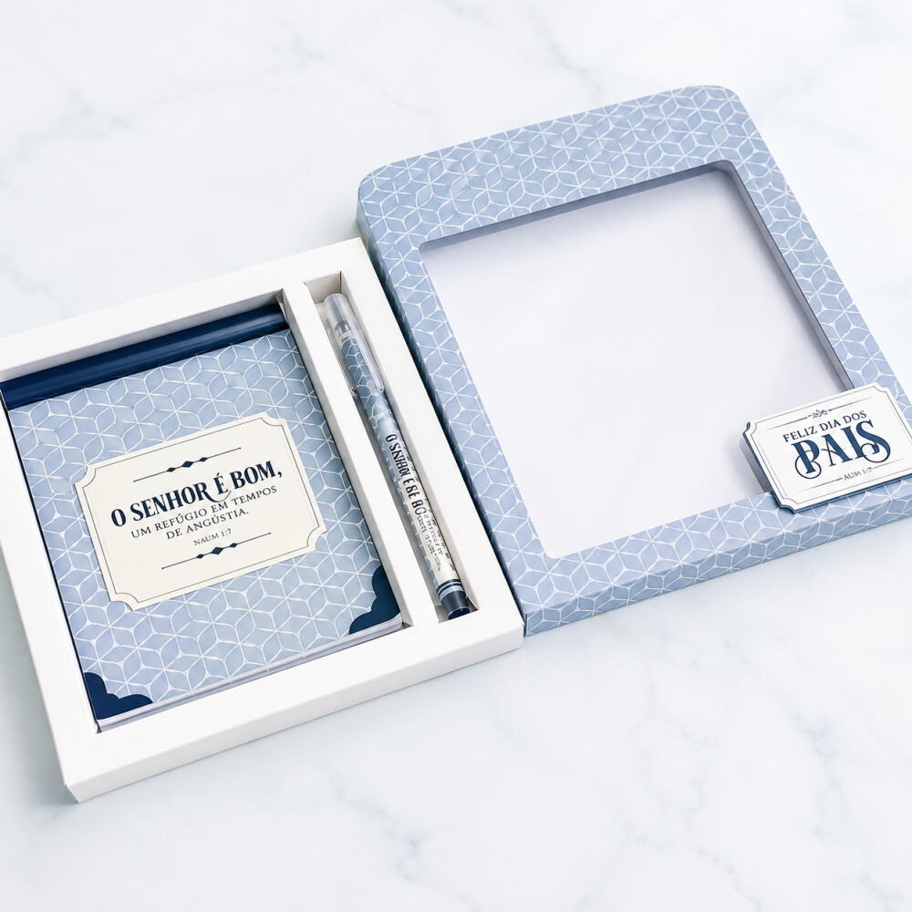 Kit Bloco de Anotações com Caneta – Dia dos Pais