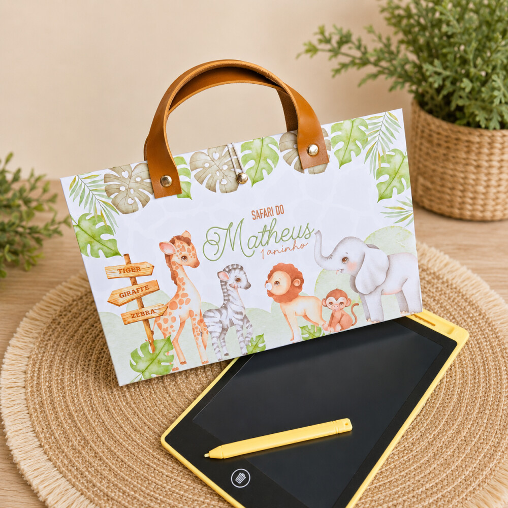 Maletinha Cartonada com Tablet