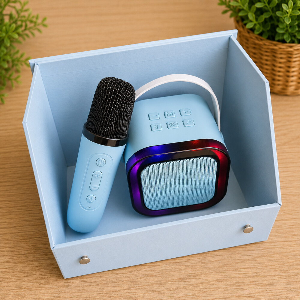 🎤 Kit Karaokê – Lembrancinha Personalizada para Festa Infan