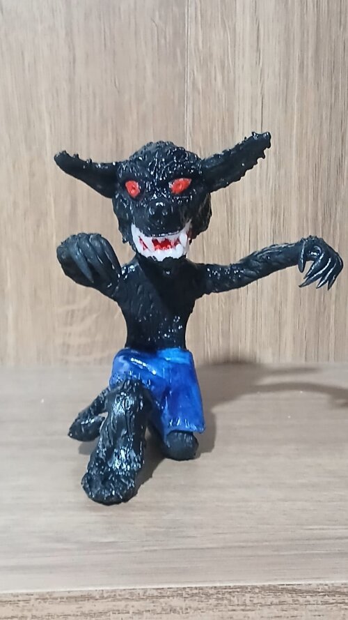Escultura de Lobisomem