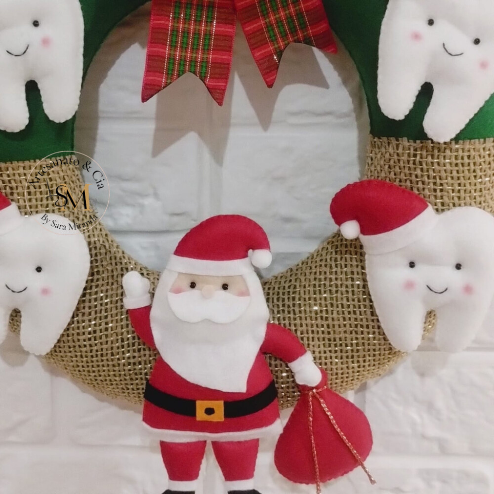 Guirlanda Natalina Tema Dentista | Dentinhos