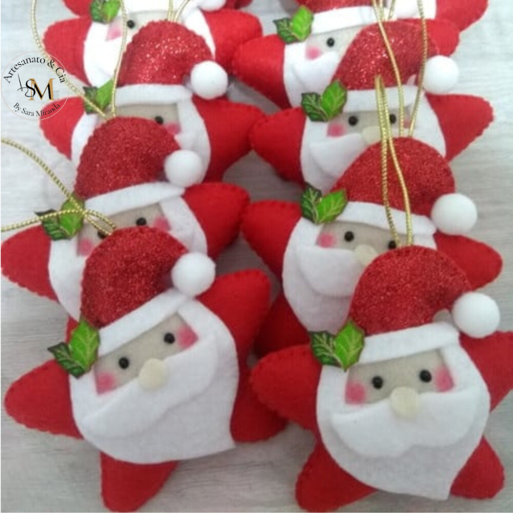 Enfeite de Árvore de Natal Papai Noel