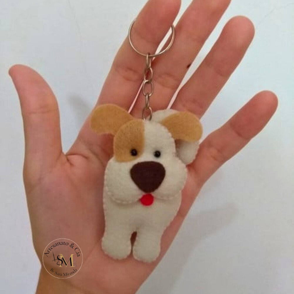 Chaveiro Cachorrinho em Feltro