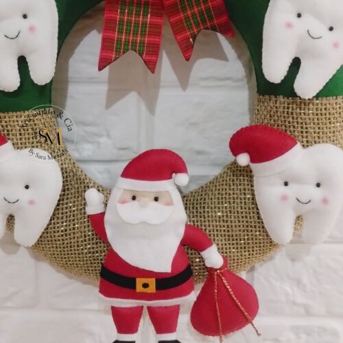 Guirlanda Natalina Tema Dentista | Dentinhos