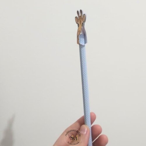 Lembrancinha Lápis Personalizado Tema Safári