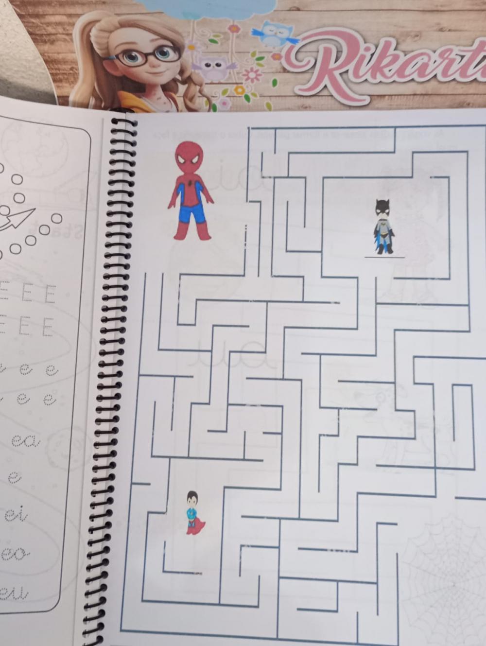 Livro Colorir e Atividades Grande A4