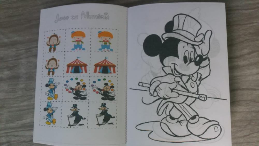 Mini Livro Colorir Todos temas