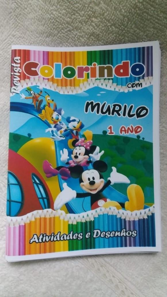Mini Livro Colorir Todos temas