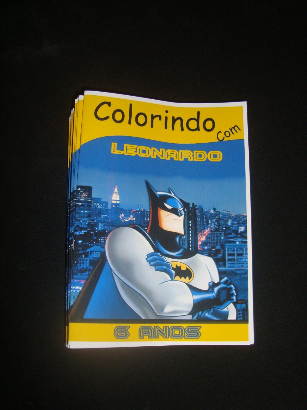Mini Livro Colorir Batman