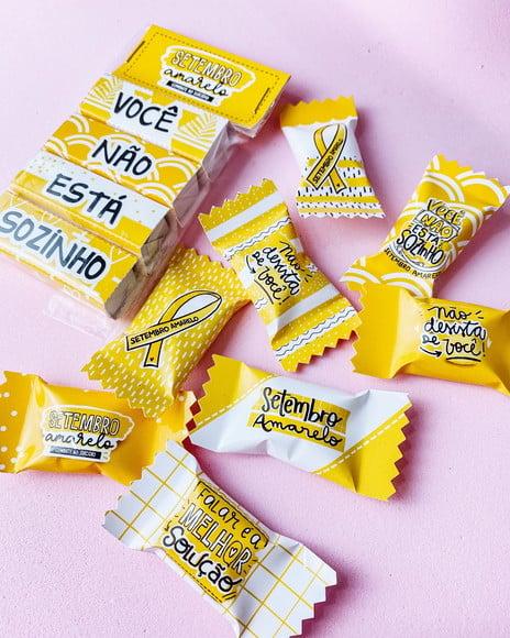 Bala Personalizada Setembro Amarelo