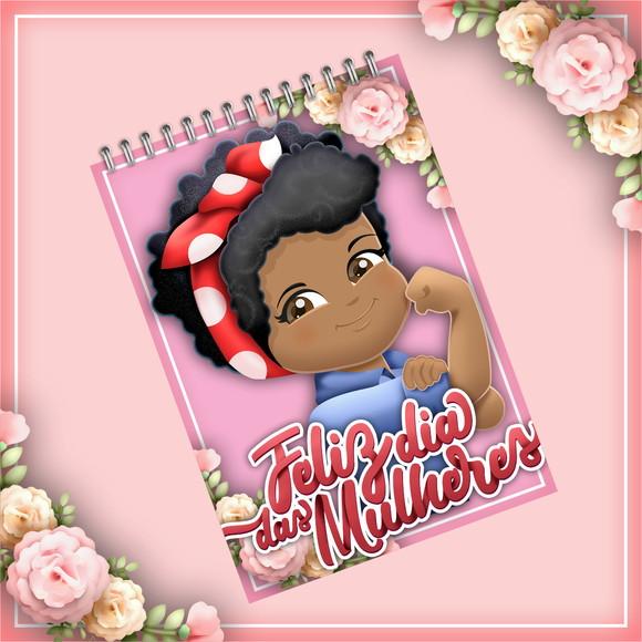 Bloco de Anotações Dia das Mulheres