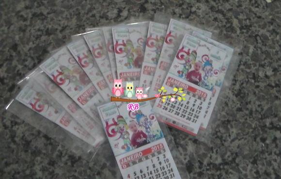 Calendário Geladeira 2019
