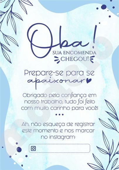 Cartão Agradecimento ao Cliente