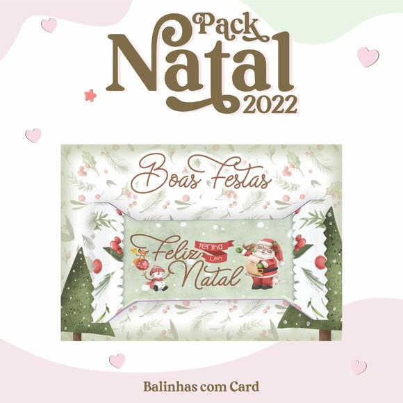 Cartão com Bala Natal
