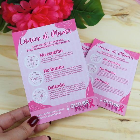 Cartão Outubro Rosa Campanha