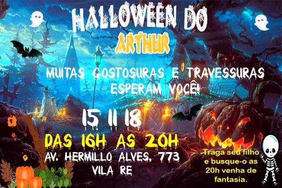 Convite Digital Halloween