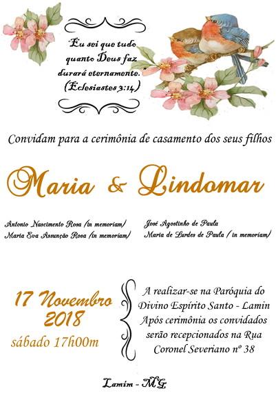 Convite Digital Casamento