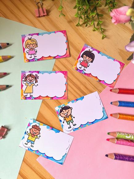 Etiquetas Escolar Simples