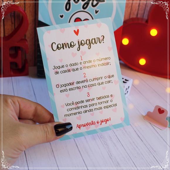Jogo Tabuleiro Dia dos Namorados