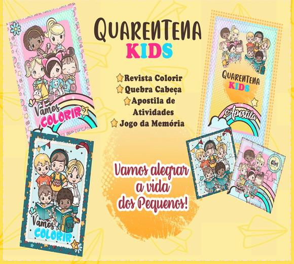 Kit Quarentena Kids para diversão em casa