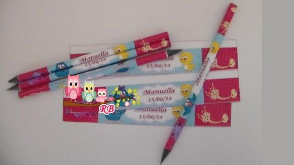 Lápis Personalizado Galinha Pintadinha