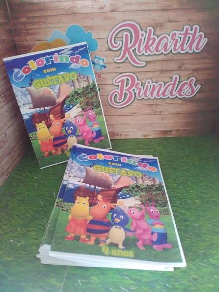 Livro Colorir Backyardigans
