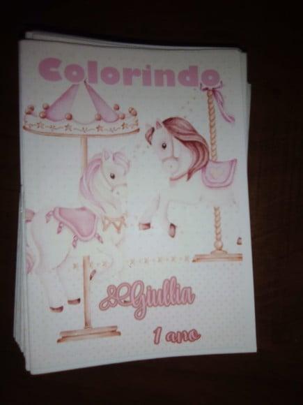 Livro Colorir Carrossel Encantado