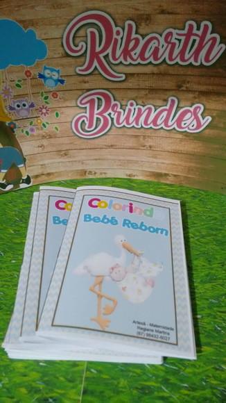 Livro Colorir Cegonha