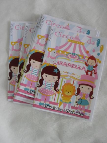 Livro Colorir Circo Menina